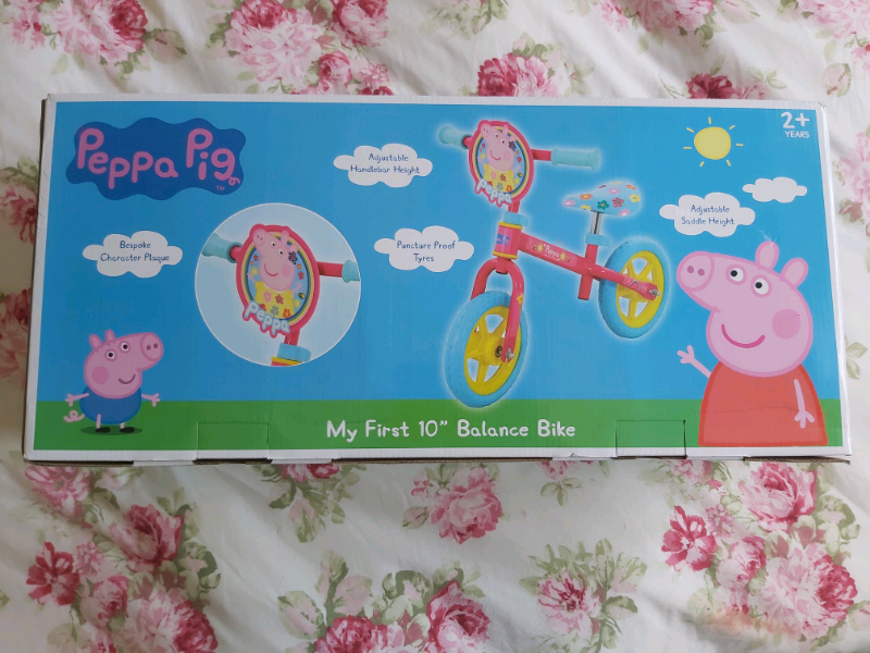 peppa pig balance bike halfords